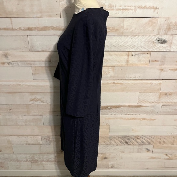 NWT J.Mclaughlin size L Catalyst dress in navy - Picture 5 of 11